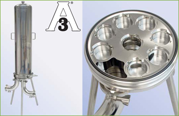 FBT Series Filter Housings - 8 Round New cartridge locking design